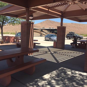 San Simon Rest Area - Patio area - Rest Stops Near Me - San Simon, Arizona