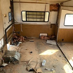 Recreation Preservation - Beginning and process photos on a rebuilt interior.