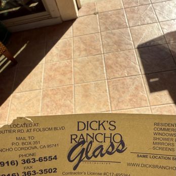 Dick's Rancho Glass - Proof that these guys are legit! :) - Windows Installation Near Me - Sacramento, California Dick's Rancho Glass - Proof that these guys are legit! :) - Windows Installation Near Me - Sacramento, California