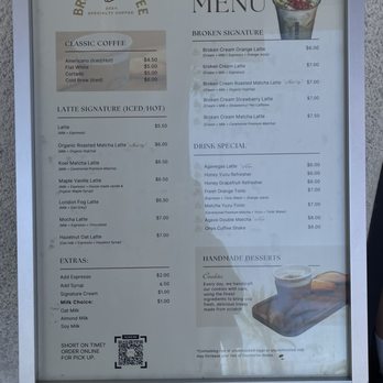 Broken Coffee - Spring Mountain - Menú - Coffee & Tea Near Me - Las Vegas, Nevada Broken Coffee - Spring Mountain - Menú - Coffee & Tea Near Me - Las Vegas, Nevada