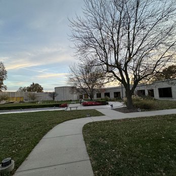 Harry S. Truman Library & Museum - Harry S Truman Presidential Library courtyard and burial site. - Libraries Near Me - Independence, Missouri