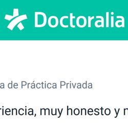 Dr. Eduardo Mendoza Ortega - 000100 Reseña y opinión de Servicio Recibido