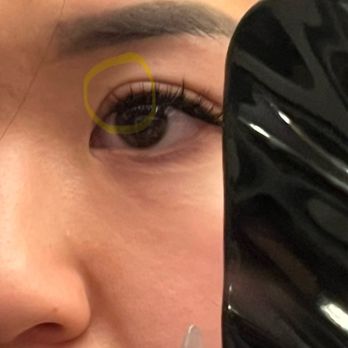 Sumi Lashes - Puffy eyelid, Stye beginning to form. Not even 8 hours after my appointment!!!! - Eyelash Service Near Me - Irvine, California