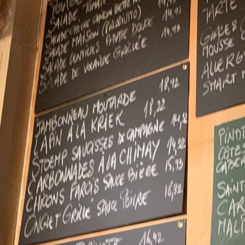 Le Fin de Siècle - Menu wall - Brasseries Near Me - Brussel, BRU