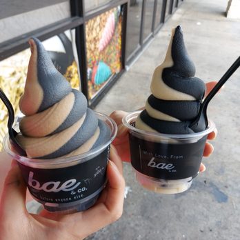 Bae - Coco Puff and Earl Grey Charcoal and Pineapple - Ice Cream & Frozen Yogurt Near Me - Houston, Texas Bae - Coco Puff and Earl Grey Charcoal and Pineapple - Ice Cream & Frozen Yogurt Near Me - Houston, Texas
