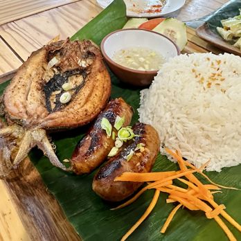 Isla Pilipinas Cafe - Bangus & Longganisa combo plate - Filipino Near Me - Fort Lauderdale, Florida