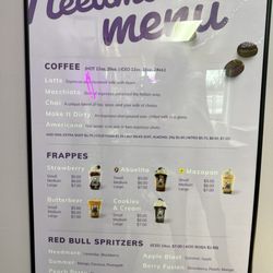 Needmore Coffee - Coffee menu