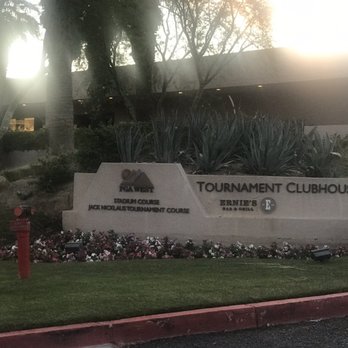PGA West Stadium Course - Look for this sign for Stadium & Jack Nicklaus Golf Courses, as well as Ernie El's Bar & Grill - Golf Near Me - La Quinta, California