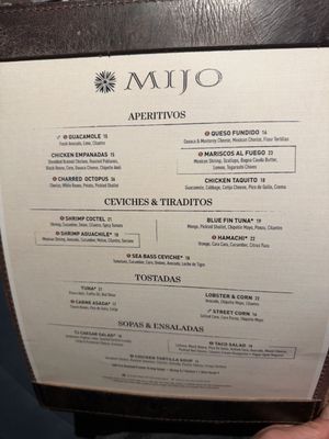 Menu photo 2 Mijo Modern Mexican Restaurant Las Vegas, NV Menu photo 2 Mijo Modern Mexican Restaurant Las Vegas, NV