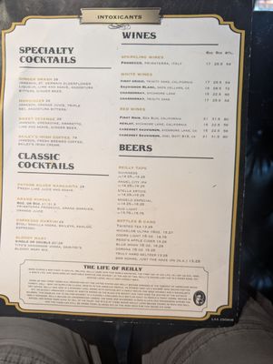 Menu photo 5 Reilly s Irish Pub Los Angeles, CA Menu photo 5 Reilly s Irish Pub Los Angeles, CA