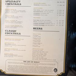 Reilly s Irish Pub - Drink Menu - November 2025