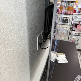 New outlets installed, wiring hid in wall. New outlets installed, wiring hid in wall.