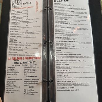 Edwin Mills by Equator - Beer list - New American Near Me - Pasadena, California