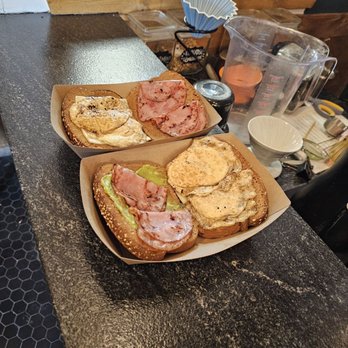 Front Porch Coffee Co. & Bakery - Ham and egg sandwiches - Coffee & Tea Near Me - Abilene, Texas