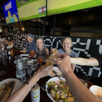Gloria Sports & Spirits - Cheers with some shot we did!! "Green tea" or something? - Sports Bars Near Me - Warrington, Pennsylvania
