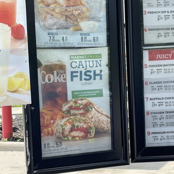 Arby's - a menu for a restaurant - Fast Food Near Me - Jacksonville, North Carolina