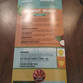Taco Ocho - Menu - Mexican Near Me - Flower Mound, Texas Taco Ocho - Menu - Mexican Near Me - Flower Mound, Texas
