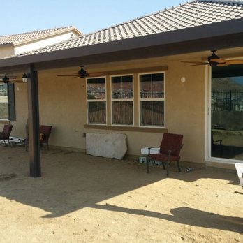Built Right Patios - All done! Love our patio cover. - Patio Coverings Near Me - Riverside, California