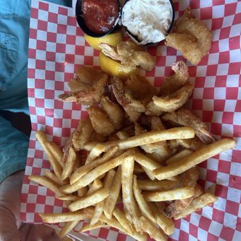 Pier 77 - Fried shrimp platter - Seafood Near Me - Fulton, Texas