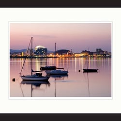 Through Welsh Eyes - Cardiff Harbor at Dusk - Billy Stock