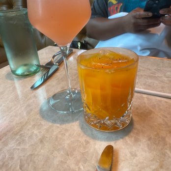 Yardbird - Grapefruit Mimosa and Tumeric Tonic - Southern Near Me - Dallas, Texas Yardbird - Grapefruit Mimosa and Tumeric Tonic - Southern Near Me - Dallas, Texas