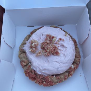 Crumbl - Pacific Commons - Strawberry Milk Cookie - Bakeries Near Me - Fremont, California Crumbl - Pacific Commons - Strawberry Milk Cookie - Bakeries Near Me - Fremont, California