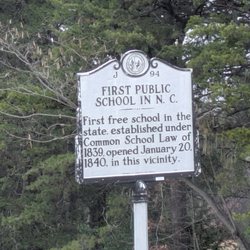 First Public School - First Public School in North Carolina Historical Marker, Reidsville
