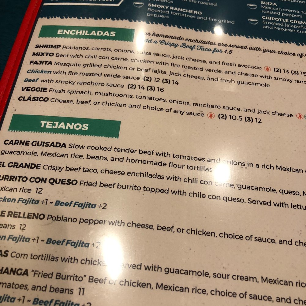 Serranos - Portion of menu focused on enchiladas! - Tex-Mex Near Me - Cedar Park, Texas Serranos - Portion of menu focused on enchiladas! - Tex-Mex Near Me - Cedar Park, Texas