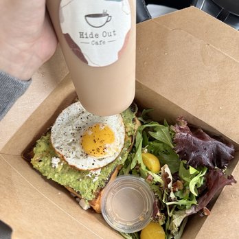 Hide Out Cafe - Avocado Toast! - Cafes Near Me - Rowland Heights, California
