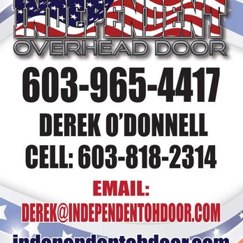 Independent Overhead Door - Garage Door Services Near Me - Derry, New Hampshire Independent Overhead Door - Garage Door Services Near Me - Derry, New Hampshire