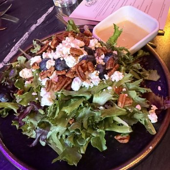 Bry's Filipino Cuisine - Large salad with goat cheese, walnuts, and blueberries (dressing asked on the side). - Restaurants Near Me Bry's Filipino Cuisine - Large salad with goat cheese, walnuts, and blueberries (dressing asked on the side). - Restaurants Near Me