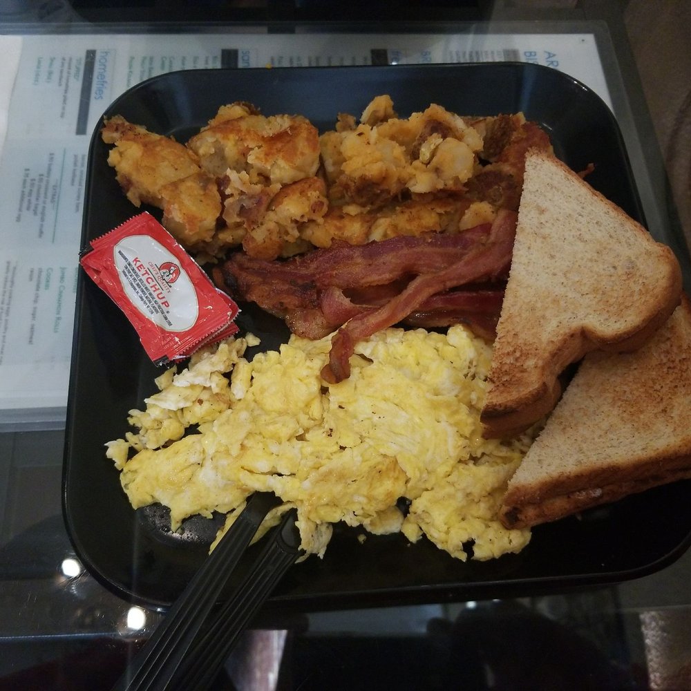 Aroma Bistro - Highway Breakfast - 3 eggs, toast, homefries, choice of meat - Burgers Near Me - Wethersfield, Connecticut Aroma Bistro - Highway Breakfast - 3 eggs, toast, homefries, choice of meat - Burgers Near Me - Wethersfield, Connecticut