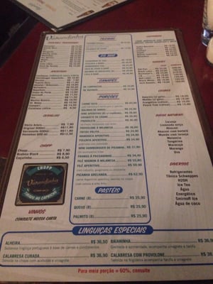 Menu photo 2 Restaurante Varandinha São Paulo, SP Menu photo 2 Restaurante Varandinha São Paulo, SP