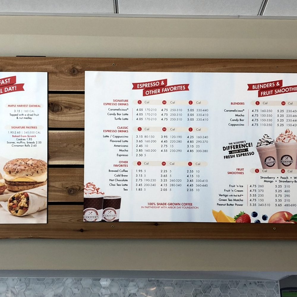 Current Menu Board Current Menu Board