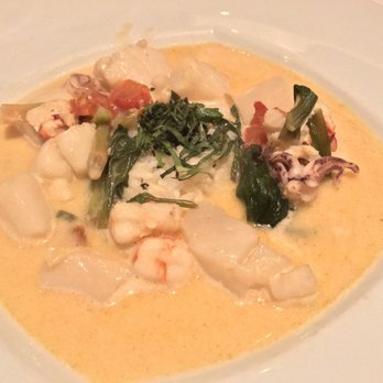 Gary Danko - Coconut Thai seafood curry - New American Near Me - San Francisco, California Gary Danko - Coconut Thai seafood curry - New American Near Me - San Francisco, California