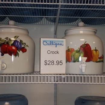 Culligan Water Conditioning - Water crocks shown with lids and 1 price. Awesome clerk called manager but he refused to give me lid. - Water Purification Services Near Me - Grover Beach, California Culligan Water Conditioning - Water crocks shown with lids and 1 price. Awesome clerk called manager but he refused to give me lid. - Water Purification Services Near Me - Grover Beach, California