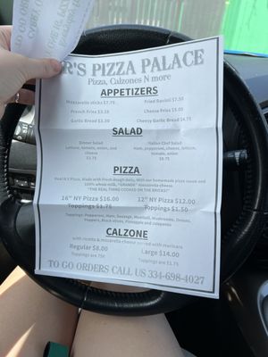 Menu photo 6 Jr’s Pizza Palace Newton, AL Menu photo 6 Jr’s Pizza Palace Newton, AL