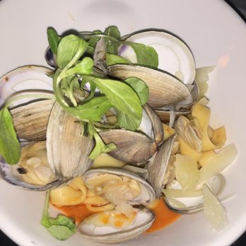 Peter's Inn - Clams with tagliatelle pasta - New American Near Me - Baltimore, Maryland
