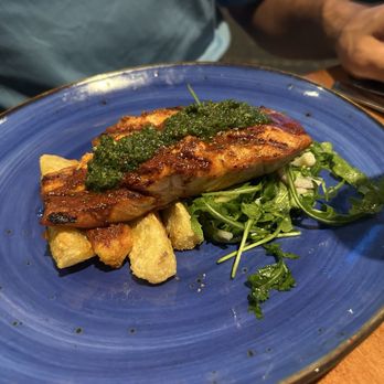 RumFish Grill and Sports Bar - Grilled Salmon - Seafood Near Me - St Pete Beach, Florida