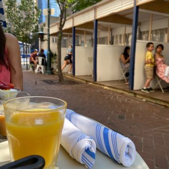 Bluestone Lane Rittenhouse Café - Orange Juice and Outdoor Area - Coffee & Tea Near Me - Philadelphia, Pennsylvania Bluestone Lane Rittenhouse Café - Orange Juice and Outdoor Area - Coffee & Tea Near Me - Philadelphia, Pennsylvania
