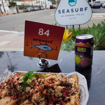 Seasurf Fish - Spicy ahi nachos - Seafood Near Me - San Clemente, California Seasurf Fish - Spicy ahi nachos - Seafood Near Me - San Clemente, California
