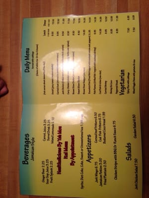 Menu photo 2 Yeh Mon Caribbean Restaurant Winston-Salem, NC