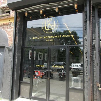 Union Garage - Exterior shot of Union Garage Carroll Garden Brooklyn 8 July 2017 © Photo by Lucinda Lewis - Motorcycle Gear Near Me - Bridgeport, Connecticut Union Garage - Exterior shot of Union Garage Carroll Garden Brooklyn 8 July 2017 © Photo by Lucinda Lewis - Motorcycle Gear Near Me - Bridgeport, Connecticut