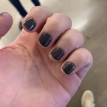 AA Nails - Uneven edges and polish mounds and already peeling polish. - Nail Salons Near Me - Denver, Colorado