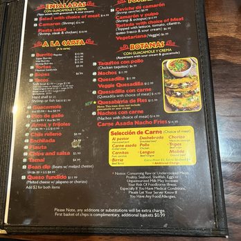 Fiesta Mexicana - Menu - Mexican Near Me - Reno, Nevada Fiesta Mexicana - Menu - Mexican Near Me - Reno, Nevada