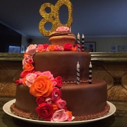 My grandmas cake for her 80th birthday