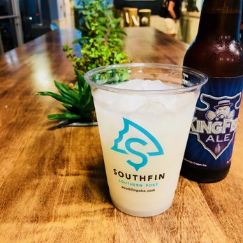 Southfin Southern Poké - Coco Mojito and Chafunkta Kingfish Ale - Poke Near Me - Baton Rouge, Louisiana Southfin Southern Poké - Coco Mojito and Chafunkta Kingfish Ale - Poke Near Me - Baton Rouge, Louisiana