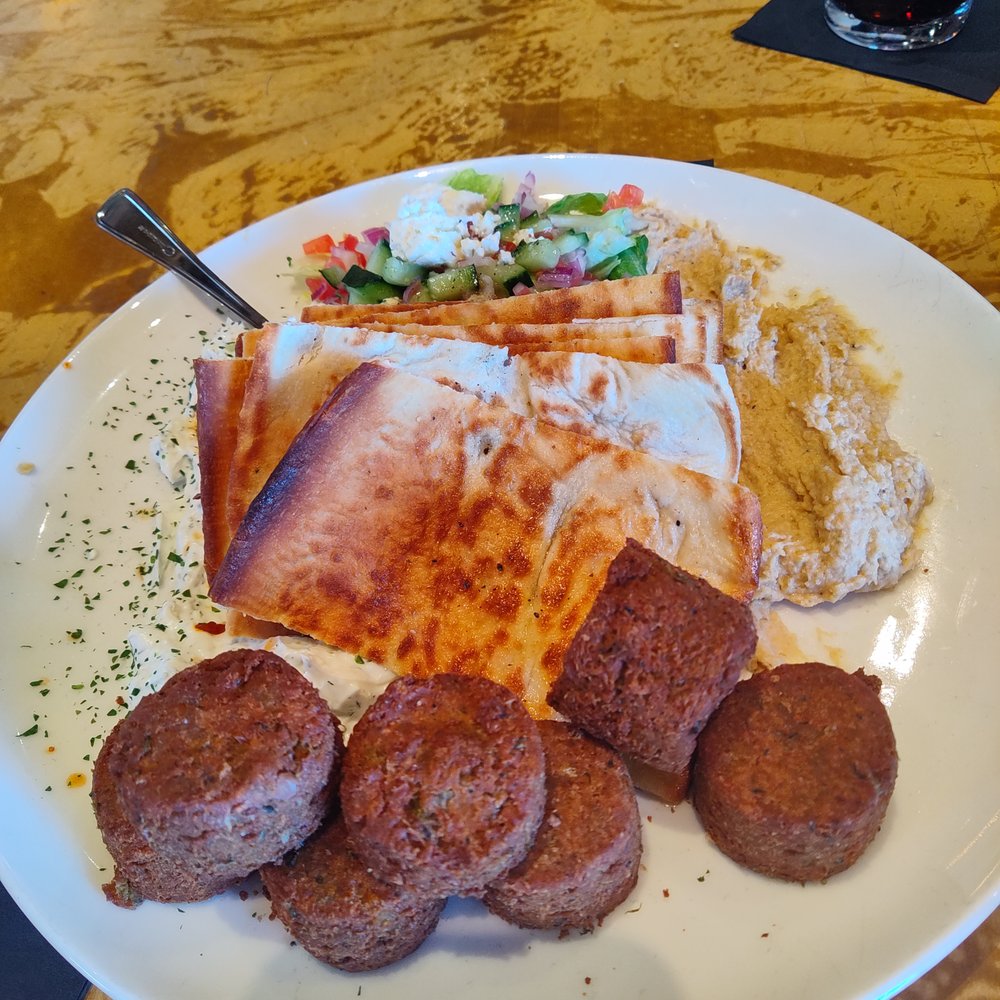 TruFire - Falafel platter - New American Near Me - Frisco, Texas TruFire - Falafel platter - New American Near Me - Frisco, Texas