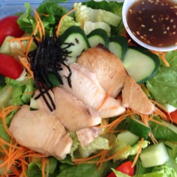 Aloha Cones - Hamachi salad w/Asian dressing - Sushi Bars Near Me - Honolulu, Hawaii Aloha Cones - Hamachi salad w/Asian dressing - Sushi Bars Near Me - Honolulu, Hawaii
