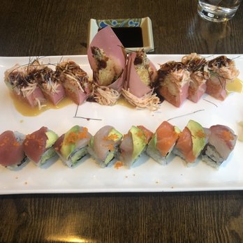 Wasabi Bistro - Angry Dragon (top) and Rainbow (bottom) - Japanese Near Me - Boonton, New Jersey